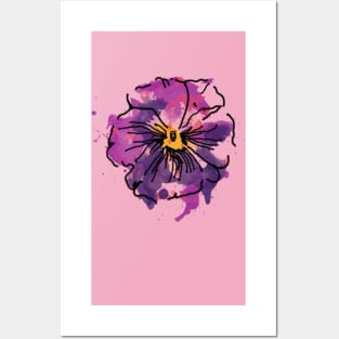 Flower art painting Posters and Art